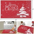 thumbnail image 2 of Christmas Doormat 20 x 32 Inch Holiday Xmas Decorative Door Mat Winter Christmas Snowflakes Welcome Mat Outdoor Indoor Non Slip Entrance Floor Door Mat Front Porch for Home Decoration, 2 of 6