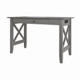 thumbnail image 2 of AFI 48" Solid Wood X Design Writing Desk with Drawer USB Charger in Gray, 2 of 8