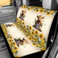 thumbnail image 2 of Chririnla Highland Cow Print Car Seat Covers for Kids, 2 Pcs Back Seat Protectors Durable Stretch Auto Bench Seat Protectors, 2 of 4
