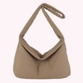 thumbnail image 4 of Gran Hinchazón Bolso Bolsas para Mujeres Nylon Sólido Color Hobo, 4 of 9
