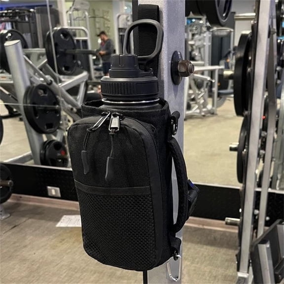 Multifunctional Magnetic Water Bottle Bag Crossbody Insulated Sleeve With Pocket For Gym Outdoor Commute