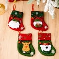 thumbnail image 6 of linyes Small Christmas Socks Christmas Stockings Mini Knitted Christmas Hanging Socks,Christmas Candy Bag Christmas Knitted Doll Gift Bags, for Family Christmas Decoration, 6 of 6