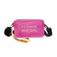 thumbnail image 1 of Coffee Bolso cruzado transparente para mujer, Color caramelo, letras, moda de verano, Mini bolsas de mensajero de hombro, bolso pequeño de gelatina de Pvc, 1 of 5