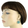 thumbnail image 2 of Turquoise Jewelry Earrings for Women Sterling Silver 925 | Turquoise Network | E1112-C75, 2 of 4