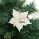 thumbnail image 3 of 5Pcs Christmas Glitter Artificial Poinsettia Flowers Xmas Poinsettia Artificial Wedding Flowers Decorations Xmas Tree Ornaments for Party Favors, 5.6inch, 3 of 6