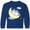 Royal Bue, variant on Inktastic Unicorn Moon Long Sleeve Youth T-Shirt