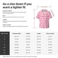 thumbnail image 5 of Kdxio Men's Hawaiian Shirt for Men Short Sleeve Shirt Pink Bows Summer Casual Holiday Beach Button Down T-Shirts, 5 of 5