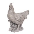 thumbnail image 1 of Benjara BM206694 Antique Styled Raw Textured Polyresin Hen Planter - Gray, 1 of 1