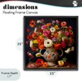 thumbnail image 4 of Stupell Industries Eclectic Harmonious Bouquet Composition Black Floating Frame Canvas Art, 25 x 25, by Lazar Studio, 4 of 8