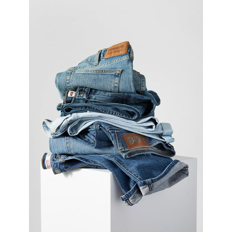 George Men's and Big Men's 100% Cotton Regular Fit Jeans George Men's and Big Men's 100% Cotton Regular Fit Jeans