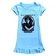 thumbnail image 1 of Niños Niñas Wednesday Addams Impreso Cuello Redondo Manga Corta Vestido Ropa De Dormir Verano-Azul Claro-11-12 Años Teléfono móvil Teléfono móvil Accesorios para teléfonos móviles, 1 of 2