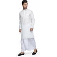 thumbnail image 2 of Mens Desginer Wear Bollywood Style Indian South Indian Cotton Dhoti Kurta Set, 2 of 4