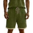 thumbnail image 2 of DayScoop Men's Casual Shorts Summer Shorts Fashion Linen Elastic Waist Drawstring Beach Pockets Breathable Short Pants, 2 of 6