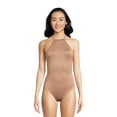 thumbnail image 4 of Madden NYC Juniors High Neck Bodysuit, 2 Pack, Sizes XS-XXXL, 4 of 5