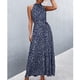 thumbnail image 3 of Vestido Largo Mujer NikouMX con Cuello Halter Estampado Verano S M L XL, 3 of 6