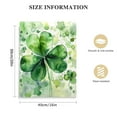 thumbnail image 2 of Acheng Watercolor Painting Of Shamrock Large St. Patrick's Day Canvas Art,Picture,Modern Art Artwork Wall Decor Dining Living Room Kitchen Decor 16x20 in, 2 of 5