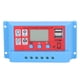 thumbnail image 1 of Controlador de carga de panel solar de 12 V/24 V Controlador de cargador fotovoltaico PWM de 3 etapas Pantalla LCD, 1 of 8