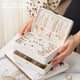 thumbnail image 5 of Caja de tres capas organizador de joyas Minnieouse Blanco AP015739-01, 5 of 6