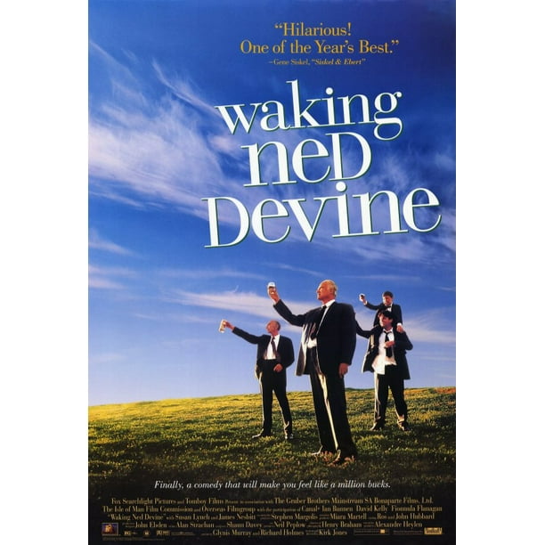 Waking Ned Devine Poster 27x40 1998 Style B Walmart Com Walmart Com