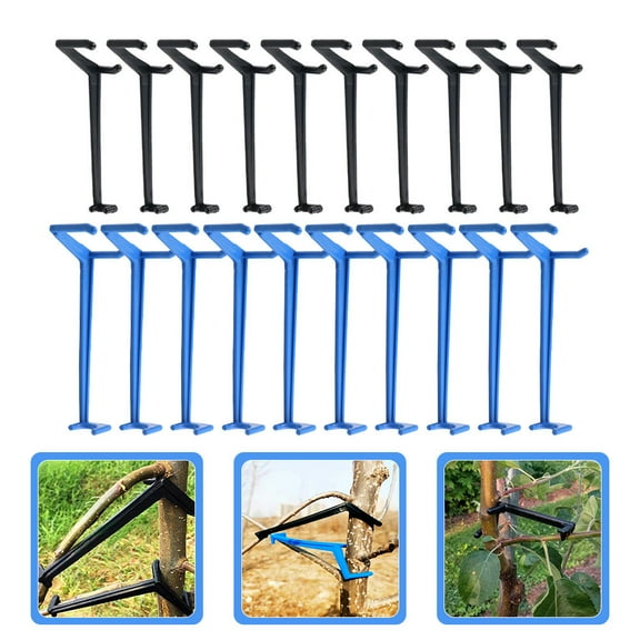 ELAYARD 20Pcs Fruit Branch Spreader Set Plastic Limb Spreaders for Tree Training