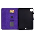 thumbnail image 2 of ELEHOLD for iPad Pro 11 2022/2021/2020/2018/Air4 10.9/Air5 Multi-Functional Flip Leather Case with Card Slots Kickstand Auto Wake/Sleep Pencil Holder Shockproof Magnetic Protective Case,Purple, 2 of 5