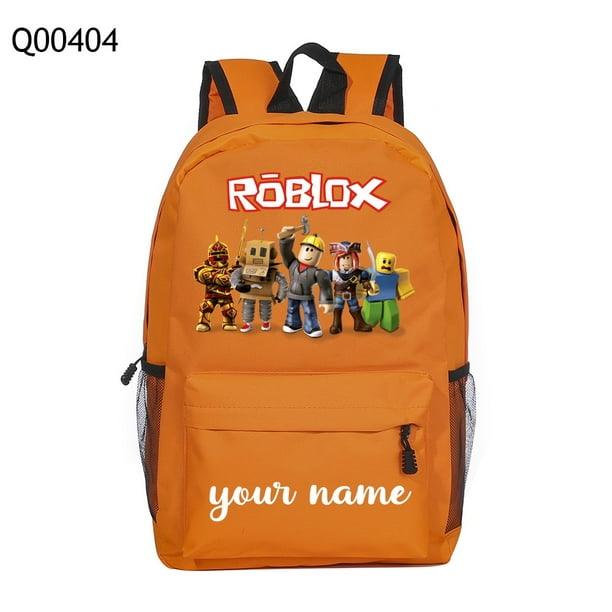 Personalizado Agregar nombre Roblox Mochila Mochila escolar para ninos por favor deje su nombre cuando realice el pedido o no envie ningun nombre zhangyuxiang Q00404 OG zhangyuxiang unisex Walmart en ...