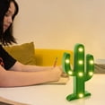 thumbnail image 4 of Lámparas decorativas de cactus para habitación infantil, luz nocturna LED para habitación infantil, sala de estar, fiesta, decoración del hogar, guardería, lámpara de mesa LED de pared., 4 of 5