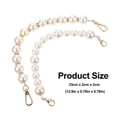 thumbnail image 2 of Shisuyan Bag Upgrading Chain Simulation Pearl Zinc Alloy 2Pcs 13X0.8In, 2 of 9