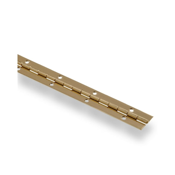 Hardware Essentials 851972 Continuous Pin 12' x 1-1/16' Brass C63