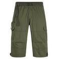thumbnail image 3 of YOUTHUP Mens Casual Multi-pocket 3/4 Capri Pants, 3 of 5