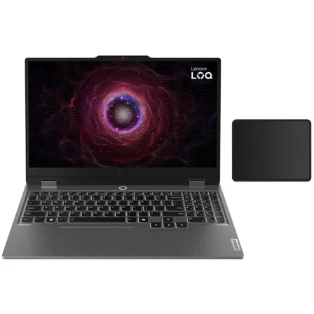 Lenovo LOQ 15.6" Full HD 144Hz Gaming Laptop | AMD Ryzen 5 7235HS(Beat i5-1155G7)| NVIDIA GeForce RTX 4050| Backlit |Grey| 32GB RAM DDR5 | 1024GB SSD | Windows 11 Home | Bundle with Mouse Pad
