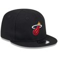 thumbnail image 3 of Newborn & Infant New Era Black Miami Heat My First 9FIFTY Adjustable Hat, 3 of 5