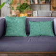 thumbnail image 2 of Plutus Tourmaline New Planet Cut Velvet Luxury Throw Pillow - Double sided 22" x 22", 2 of 2