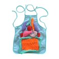 thumbnail image 4 of Esquirla 3D Organ Apron Children Learning Apron for Kindergarten Preschool Body Parts blue, 4 of 8