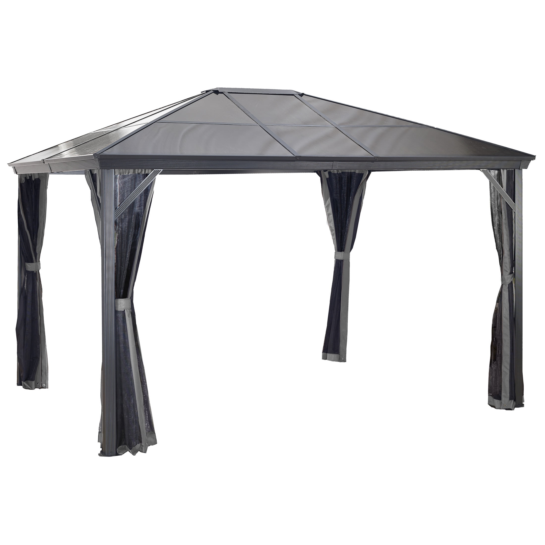 Sojag Verona 10 x 12 x 8.5 ft Charcoal Gazebo