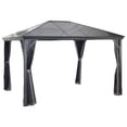 thumbnail image 1 of Sojag Verona 10 x 12 x 8.5 ft Charcoal Gazebo, 1 of 7