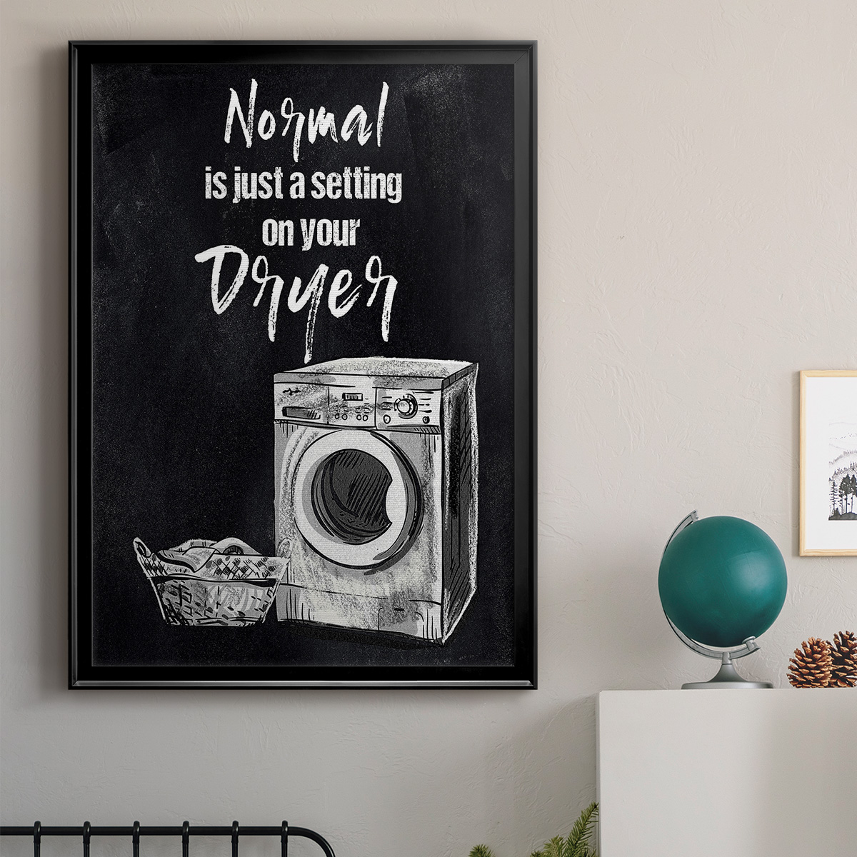 Normal Is Just A Setting Premium Framed Print - Ready to Hang