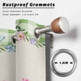 thumbnail image 2 of Outdoor Curtains for Patio Waterproof, Easter Outdoor Privacy Panels Grommet, Retro Farmhouse Gnomes Flowers Rabbit Eggs Plaid Blackout Outside Curtains for Porch/Cabana 54"x108", 2 Panels, 2 of 8