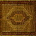 thumbnail image 1 of Ahgly Company Indoor Square Persian Yellow Traditional Area Rugs, 5' Square, 1 of 4