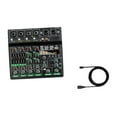 thumbnail image 3 of lionlar 6 Channel 48V Audio Source Adjustment Audio Mixer for Party Studio Recording, 3 of 7