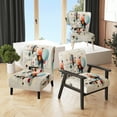 thumbnail image 1 of Designart "Geometric Metamorphosis Colorful Suprematism" Chaise d'Appoint Abstraite Multicolore - Fauteuil Moderne pour Chambre, 1 of 7
