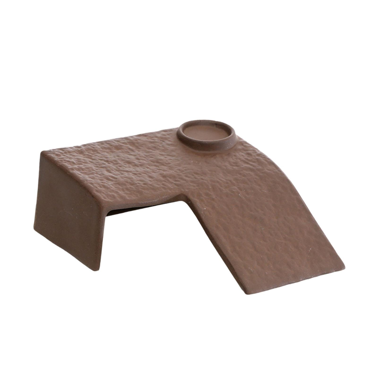 APLVFFZH Turtle Basking Ceramic Terrace Reptile Tank Ladder for Frog Salamanders small