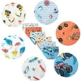 thumbnail image 2 of Boys Car Underwear Little Kids Briefs Children Cotton Breathable Excavator Panties Toddler Comfort Undies (Pack of 6) Size 6, 2 of 6