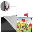 thumbnail image 4 of Spring Flowers Mailbox Cover Magnetic Standard Size 18" X 21" Daisy Floral Mailbox Covers Spring Decor Mailbox Wraps Post Letter Box Cover for Garden Yard, 4 of 6
