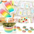 thumbnail image 5 of 10 Rolls Decorative Masking Tapes Adhesive for Scrapbooking DIY Gift（Muticolours）, 5 of 5