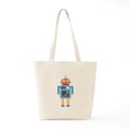 thumbnail image 6 of CafePress - Robot By Marina Leal Tote Bag - Unisex Canvas Tote Bag, Beige, 1-Piece, 6 of 7