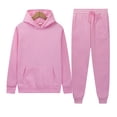 thumbnail image 2 of Men's Winter Sport Wear Tracksuit Clothes Outfits Set Long Sleeve Running Jogging Athletic Sports Set, 2 of 6