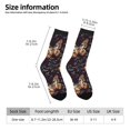 thumbnail image 5 of Yiaed Butterfly1 Print Great elasticity Crew Socks Sports socks for Men and Women, 5 of 5