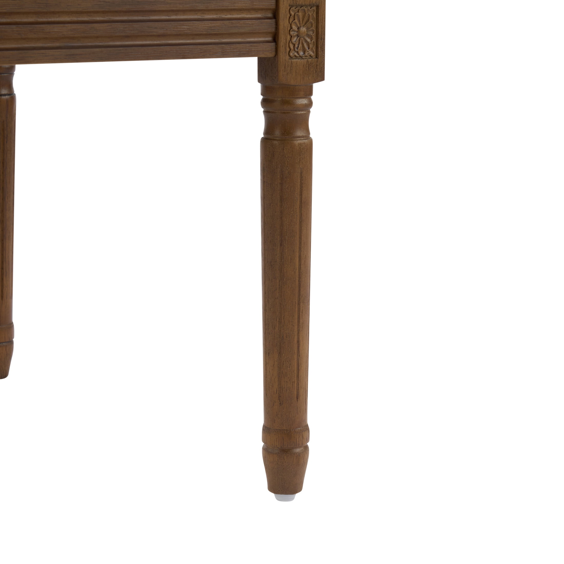 Christopher Knight Home 7-Piece French Country Dining Set, 95" Table with Upholstered Chairs, Natural+Walnut+Beige