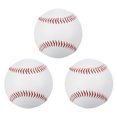 thumbnail image 1 of 9 Inch Baseball Baseballs Bulk Practice Training Baseball Unmarked Baseballs, 3 Pack, 1 of 6